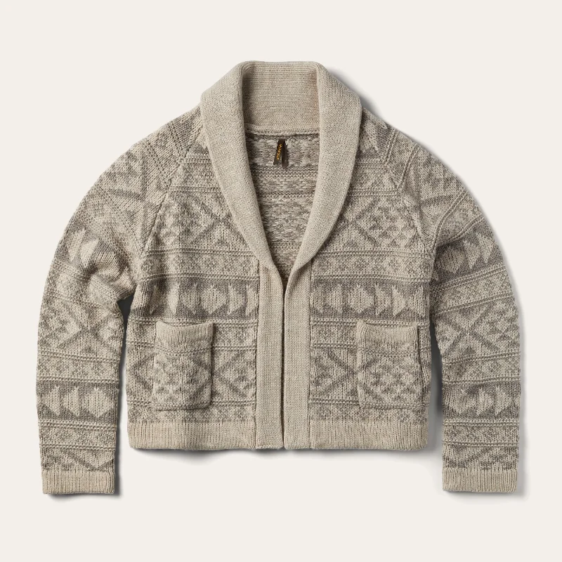 Women's Winter CoatsCropped Shawl Collar Cardigan