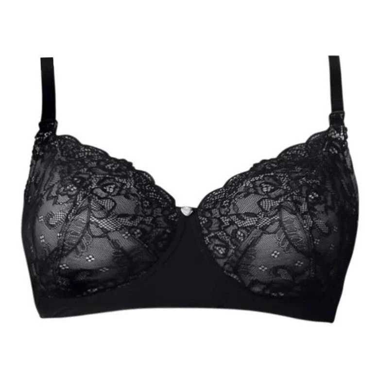 lace overlay convertible braHotMilk Collective Temptation Nursing Bra Flexi Wire TMB10