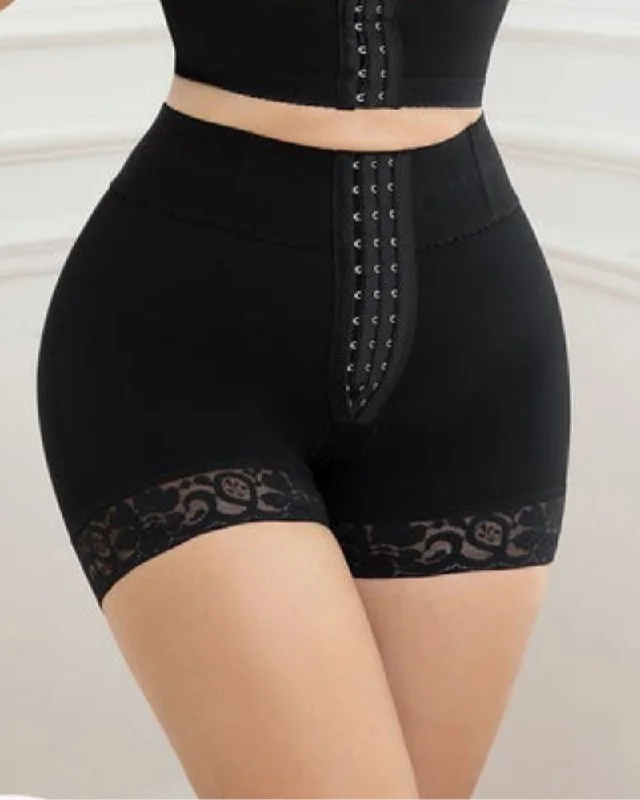 seamless body shaper for daily wearSchwarze Damen-Höschen zur Bauchkontrolle Po-Lifter kurz schlankmachend