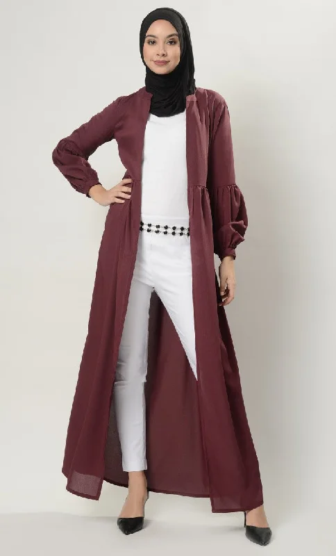 Women's Coats with BeltDay out solid Shrug