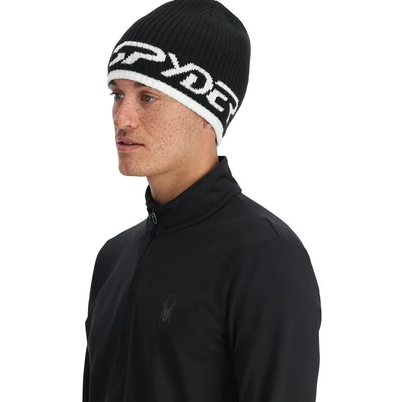 lightweight sports hatsMens Logo Beanie - Black