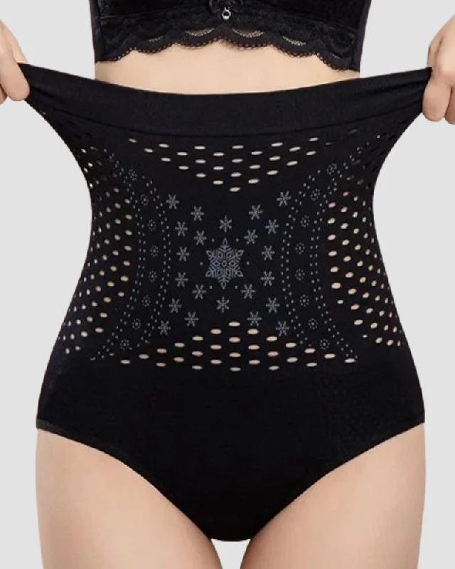 stretch lace body shaper for lingerieDamen Negativ-Ionen Shaper Höschen Atmungsaktiv Loch Spurlos Po-Lifter Unterwäsche