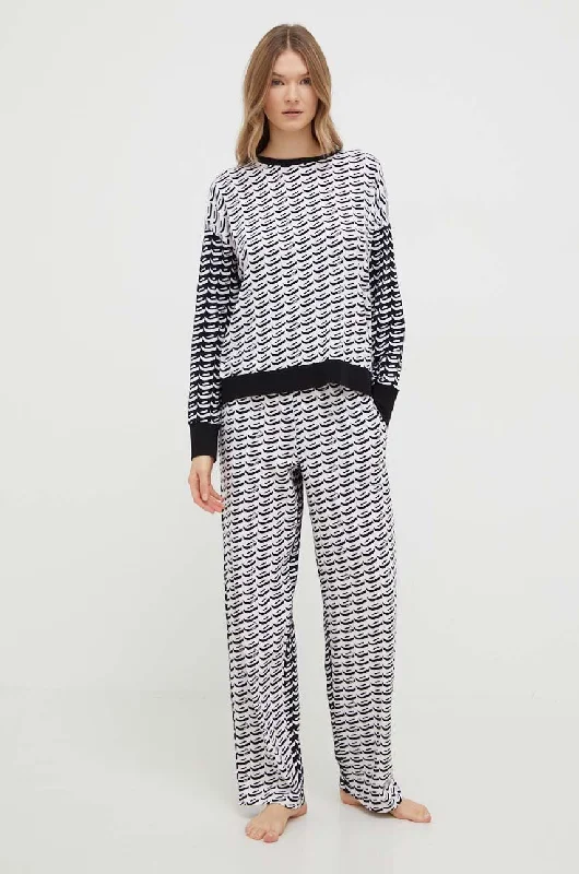 women's pajamas with elastic waistbandsPijama DKNY