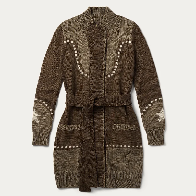 Women's Coats with Fur TrimSteer & Star Belted Cardigan