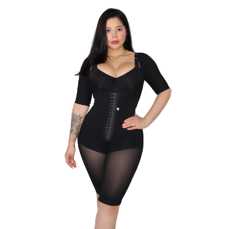 open-bust shapewear for topsFAJA COLOMBIANA LONG SLEEVE Ref.306