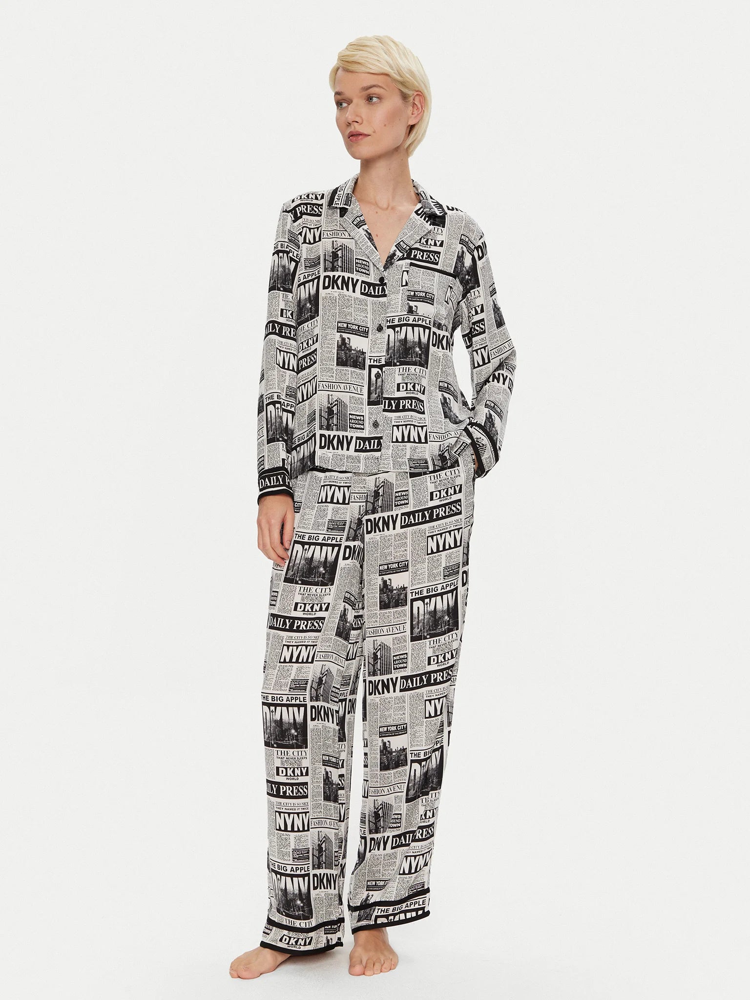 women's pajamas in pastel colorsPijama DKNY