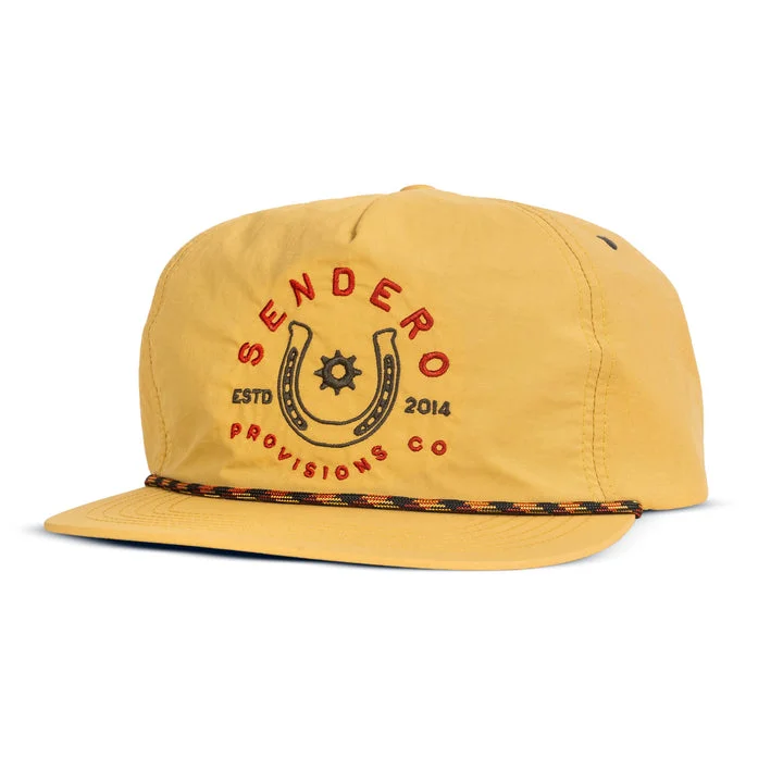 hats with built-in light-up features for night activitiesNo Luck Hat - Yellow