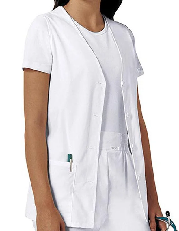 Women's Rain CoatsCherokee 29 Inch Women's Button Front Nurse Vest