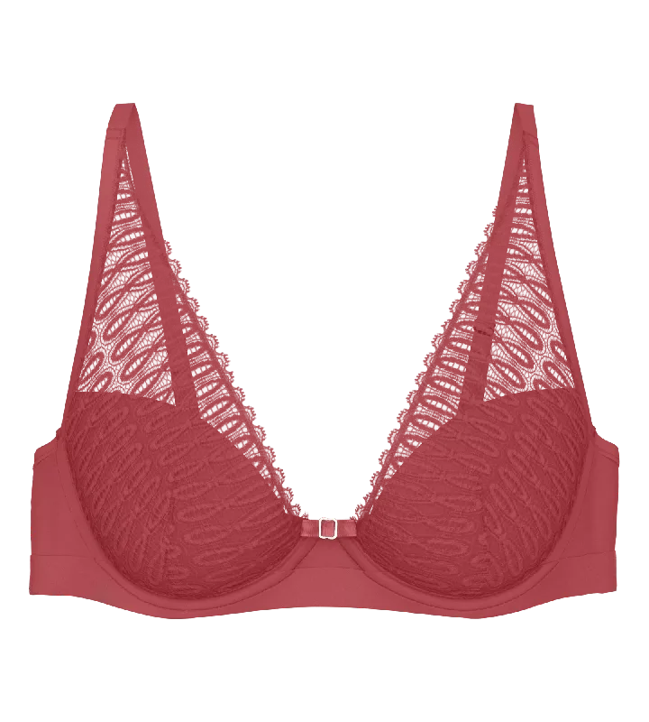 seamless bra with lace detailingTriumph Voorgevormde bh met beugel - AURA SPOTLIGHT WP - 7831 Strawberry allure