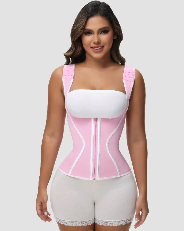 seamless waist cincher for tummy controlDamen Doppelter Kompression Knochen Taillentrainer Bauchkontrolle Postpartale Korsett Weste