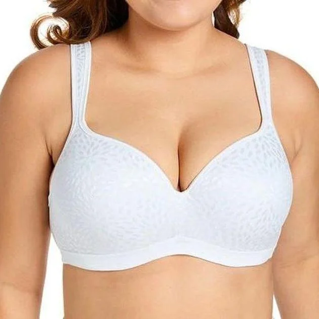 lace overlay convertible braFoam Contour Jacquard White Bra