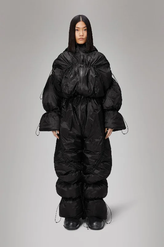 Women's Coats with Fur Trimmed CollarKevo Vision Jumpsuit