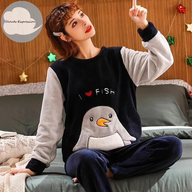 women's pajamas with a timeless appealPyjama Pilou Pilou Femme <br> PINGOUIN