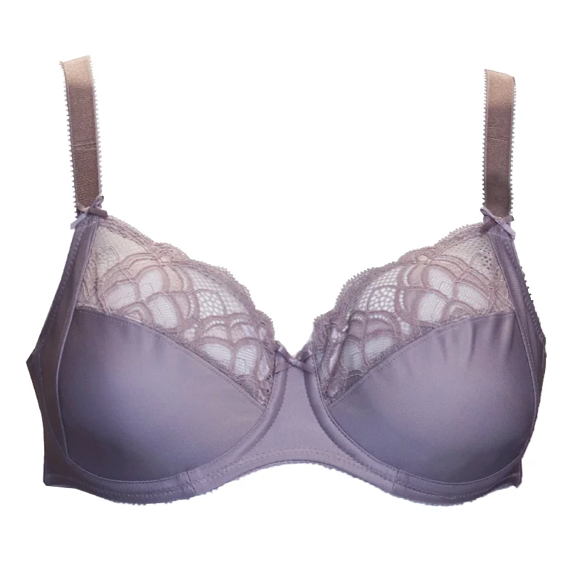 strapless bra with silicone stripsIcon Wired Mauve Bra 205214