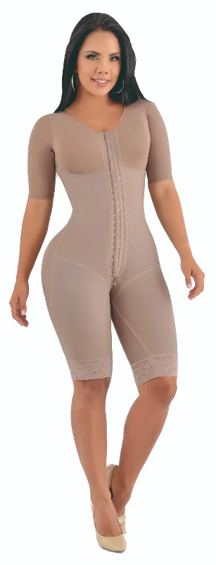 firm-control shapewear for party dressesBBL Colombian Girdle Stage 2 and 3 high compression, Hourglass figure, Bra and sleeves. Special for after surgery. Above the knee