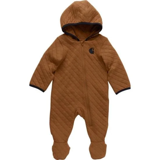 Women's Puffer CoatsKids' Long-Sleeve Quilted Footed Coverall (Infant)