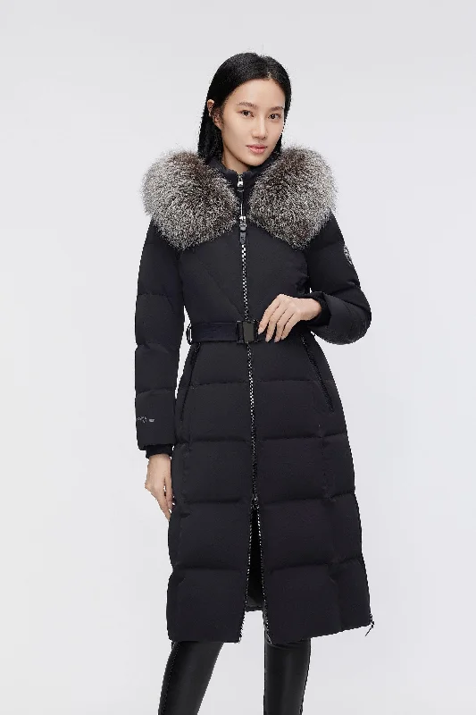 Women's Coats with ZipperWomen's Premium Extreme Goose Down Full Length Coat