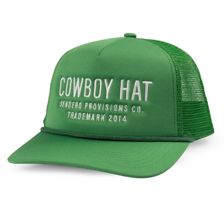 protective hard hats with visors for sun protectionCowboy Hat - Green