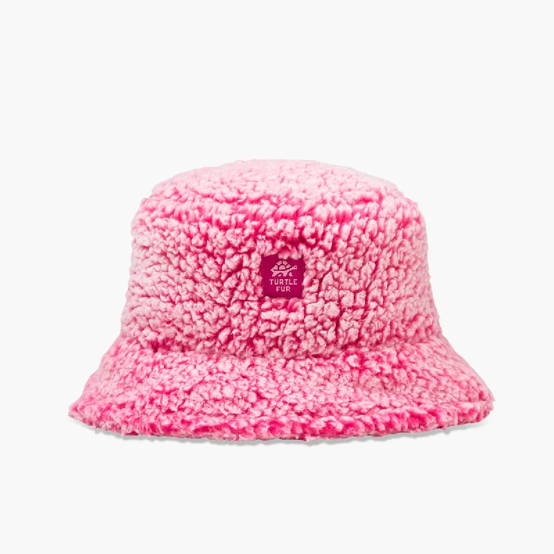 stylish newsboy caps with contrast stitchingKids' Comfort Lush Stomp Bucket Hat - Luscious Pink