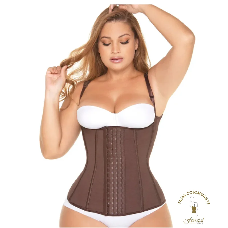 lightweight body suit for everyday wearMARIAE RA004 Fajas Colombianas Open Bust Compression Vest Body Shaper for Women Hourglass Figures with Elastic Bones