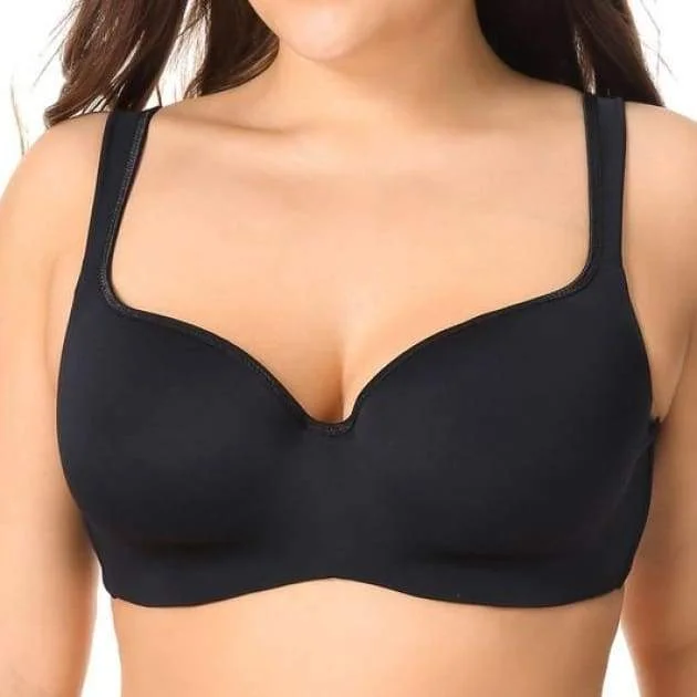 seamless underwire braSeamless Balconette T-Shirt Black Bra