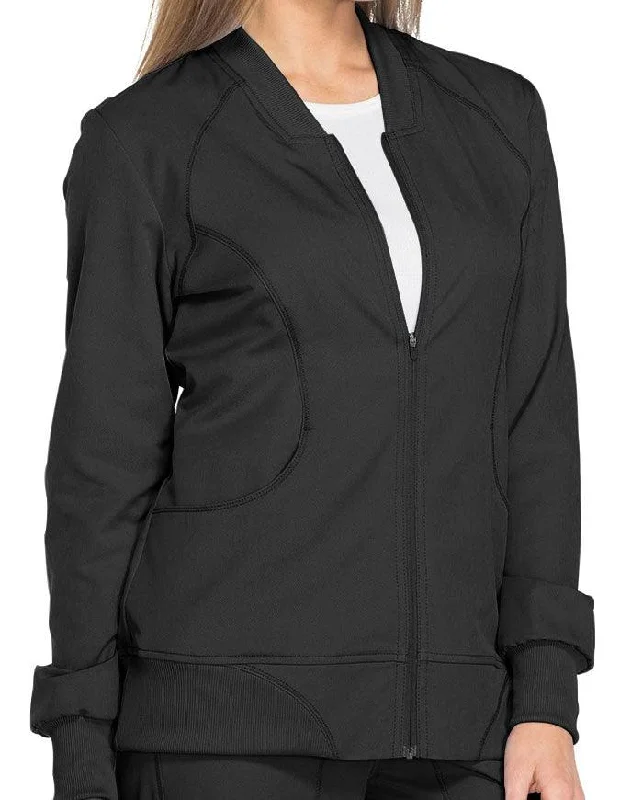 Women's Leather CoatsDickies Dynamix 25.5 Inch Women's Zip Front Warm-up Jacket