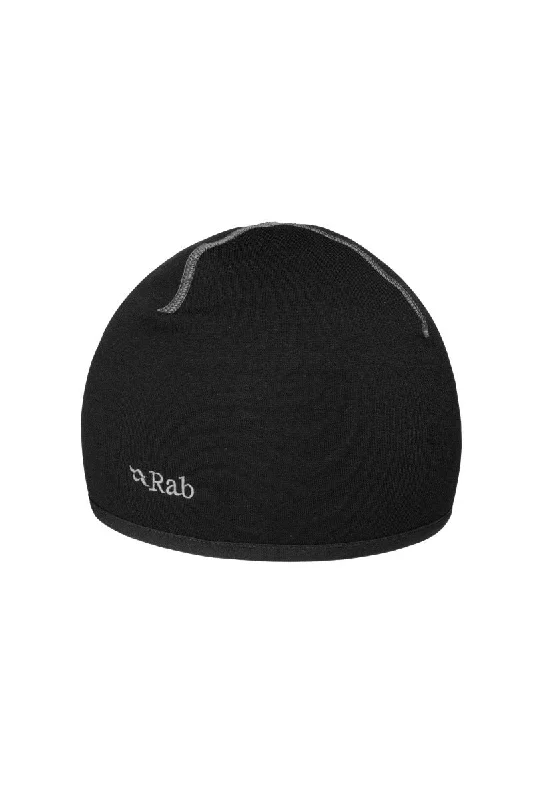 breathable golf hatsRab Powerstretch Beanie - Black