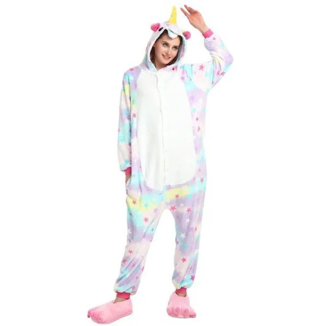 women's pajamas made in USAPyjama Licorne Femme<br>  TRICOLORE