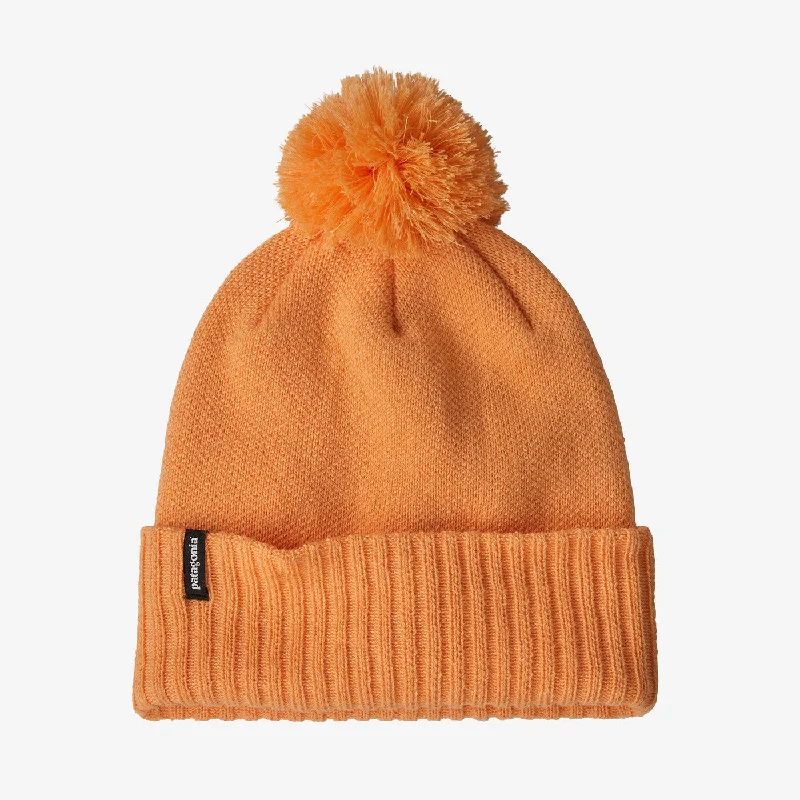 cozy fur hats for winterPowder Town Beanie - Vivid Apricot