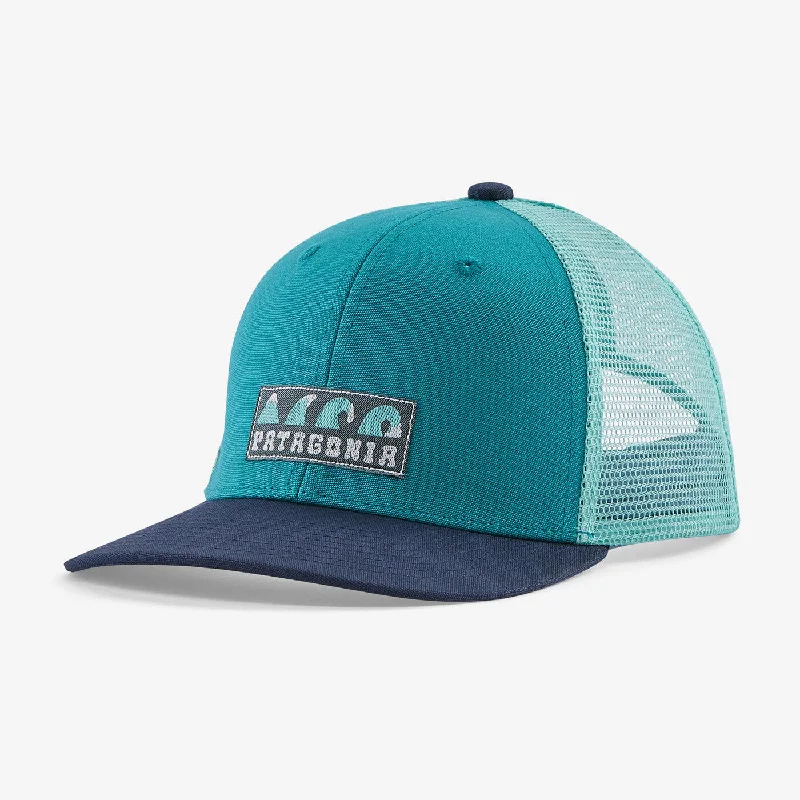 custom-made hats for businessesKids' Trucker Hat - Chasing Peaks: Belay Blue