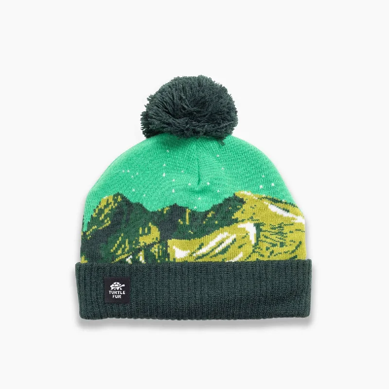 casual trucker hats with patches and pinsKids' Pano Beanie - Dark Green