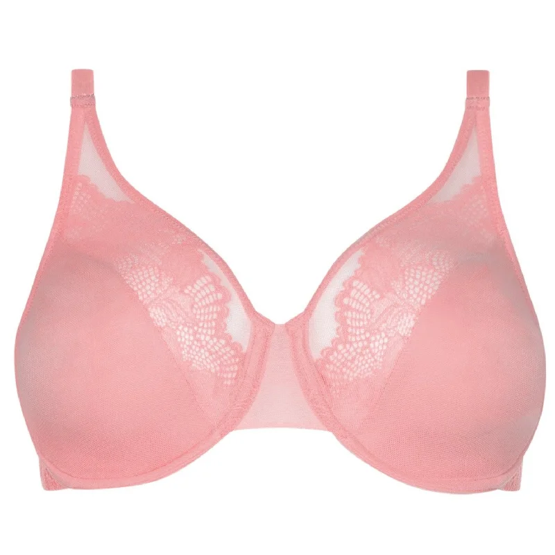 nursing bra with easy access clips94089DYP - Lace spotlight, full cup wire bra