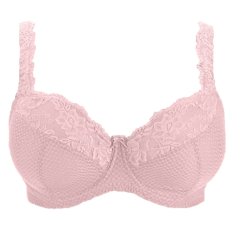 plus-size minimizer bra with smooth cupsFFY Serena Lace Underwire Full Coverage Bra B2761, Sugar Rose