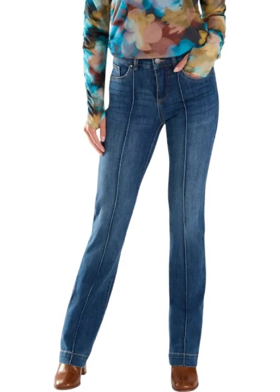 Women's Jodhpurs with Peter Pan CollarOlivia Bootleg Jeans In Indigo