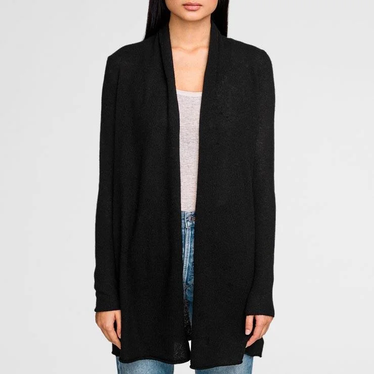 Women's Turkish Wool SweatersTrapeze Duster (Charcoal Heather)