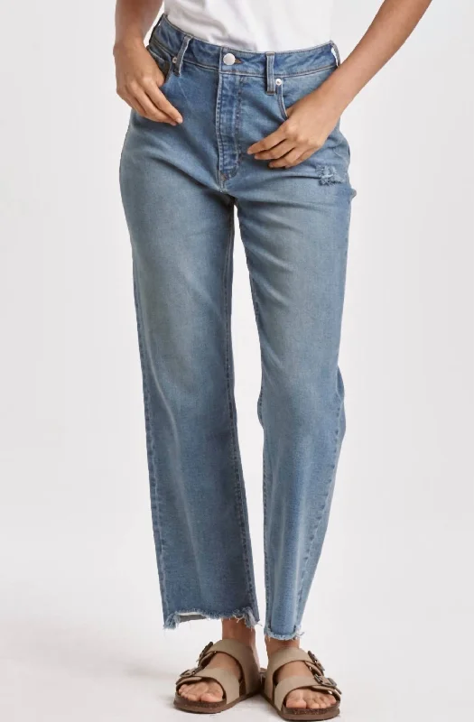 Women's Jodhpurs with High CollarJodi Straight Leg Jeans In Folly Beach