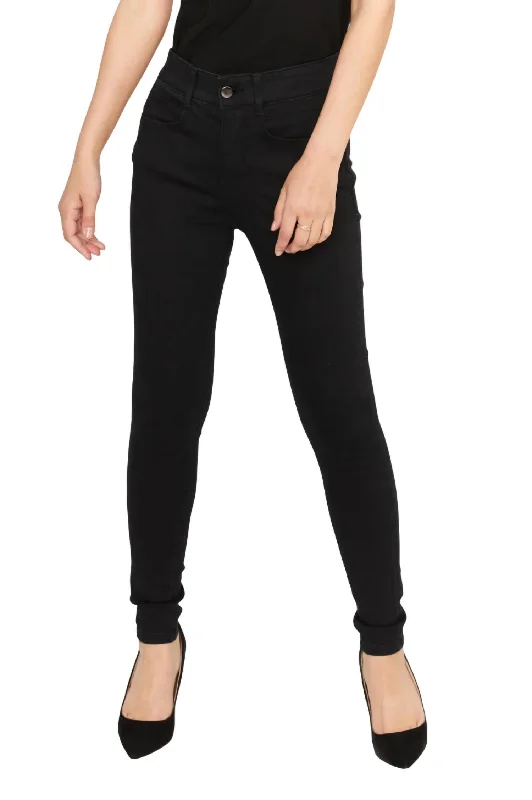 Women's Jodhpurs with Shirt CollarWomen's Straight Leg Jean In Black