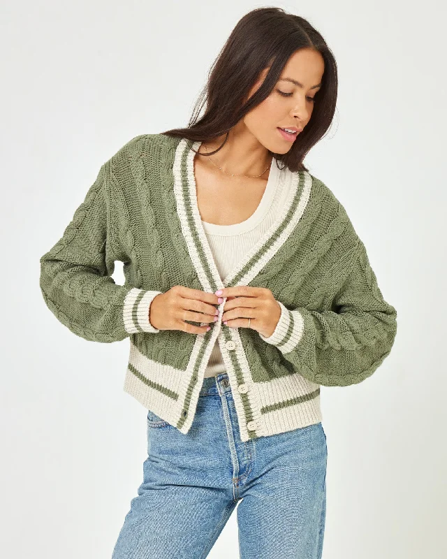 Women's Patterned SweatersHampton Cardigan - Fairway