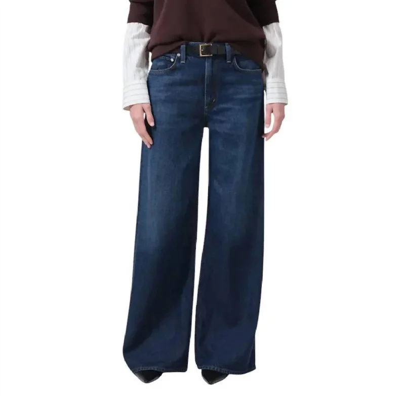 Women's Jodhpurs with Narrow CollarPaloma Baggy Jean In Gamut