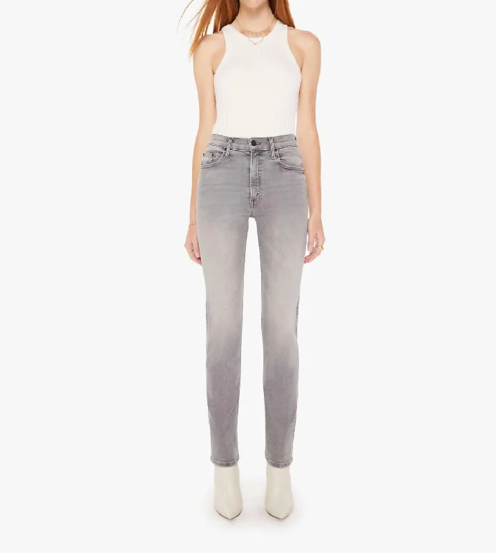 Women's Jodhpurs with Mandarin CollarMid Rise Rider Skimp Jeans In Barely There