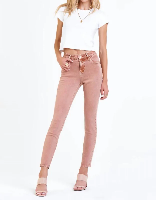 Women's Jodhpurs with Belt LoopsGisele High Rise Skinny Jean In Sunburn