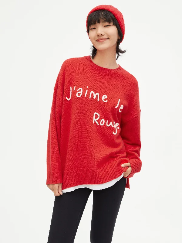 Women's Zip-Up SweatersAmbient Red Sweater