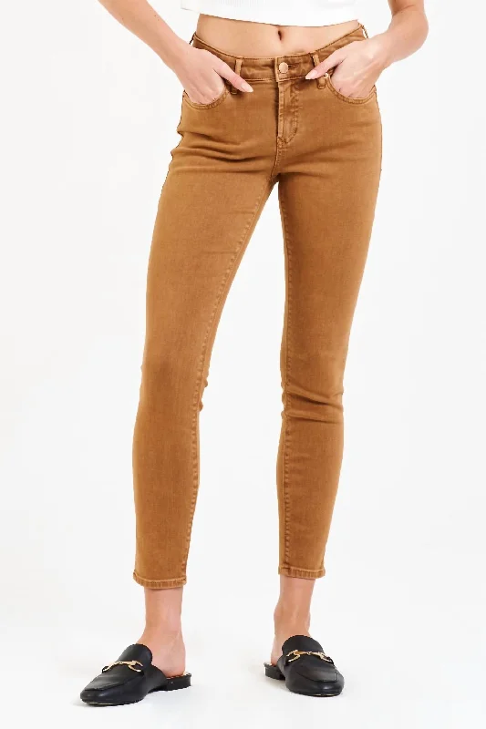 Women's Harem ShortsGisele Skinny Jean In Butterscotch