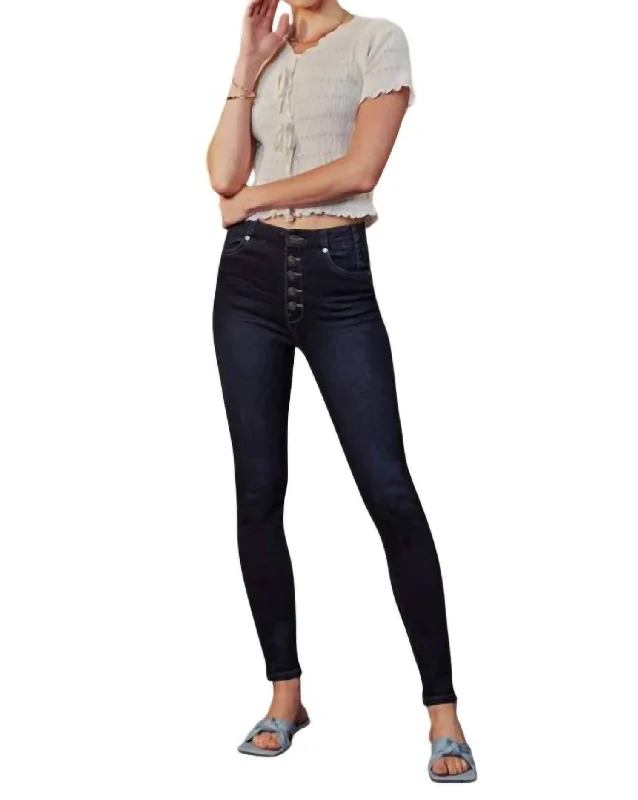 Women's JodhpursKalista High Rise Super Skinny Jean In Dark Wash