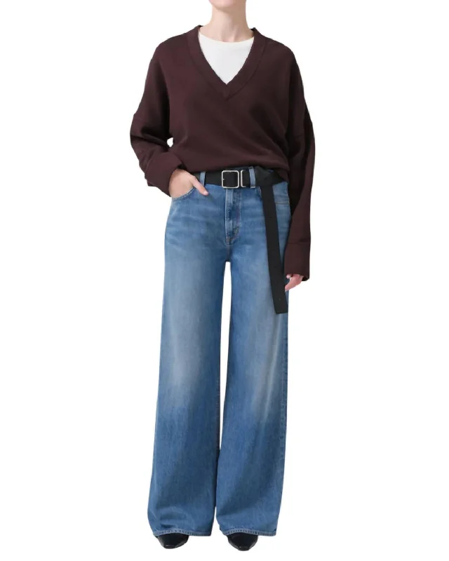 Women's Jodhpurs with Straight HemPaloma Baggy Jeans In Siesta