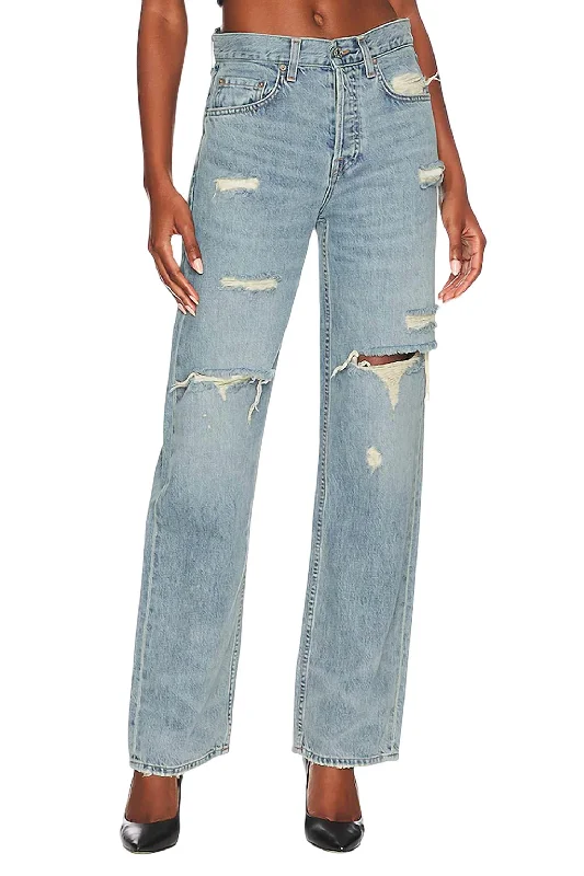 Women's Harem ShortsBella Low Rise Boyfriend Jeans In Telegraph Hill