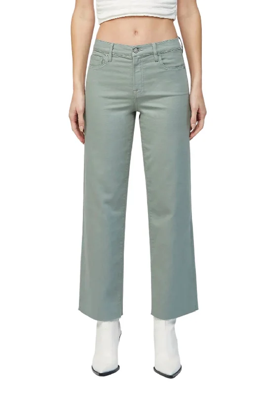 Women's Jodhpurs with Narrow CollarLogan 28" Inseam Dad Jean In Sage