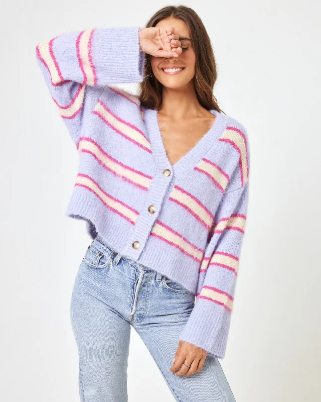 Women's Shetland Wool SweatersMontauk Sweater - Sandy Dune Stripe