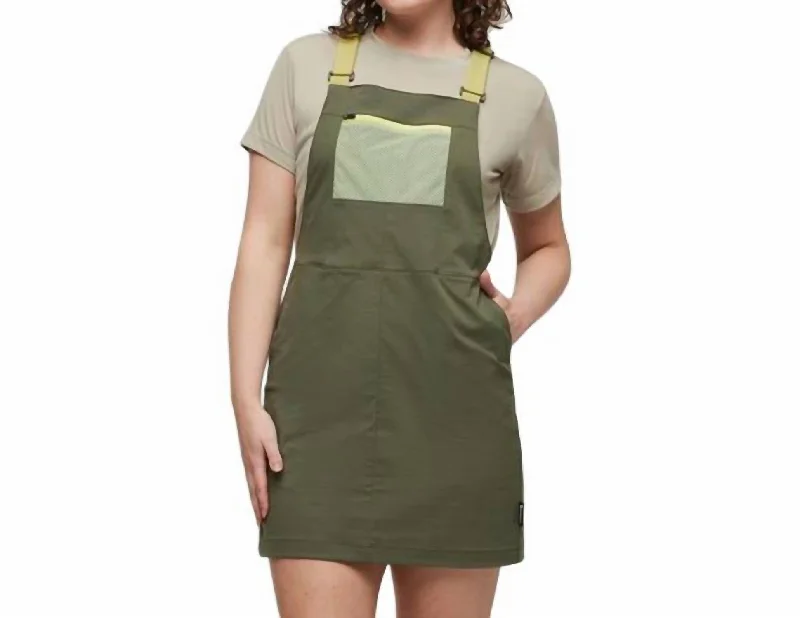 Women's Jodhpurs with Shirt CollarTolima Overall Dress In Fatigue