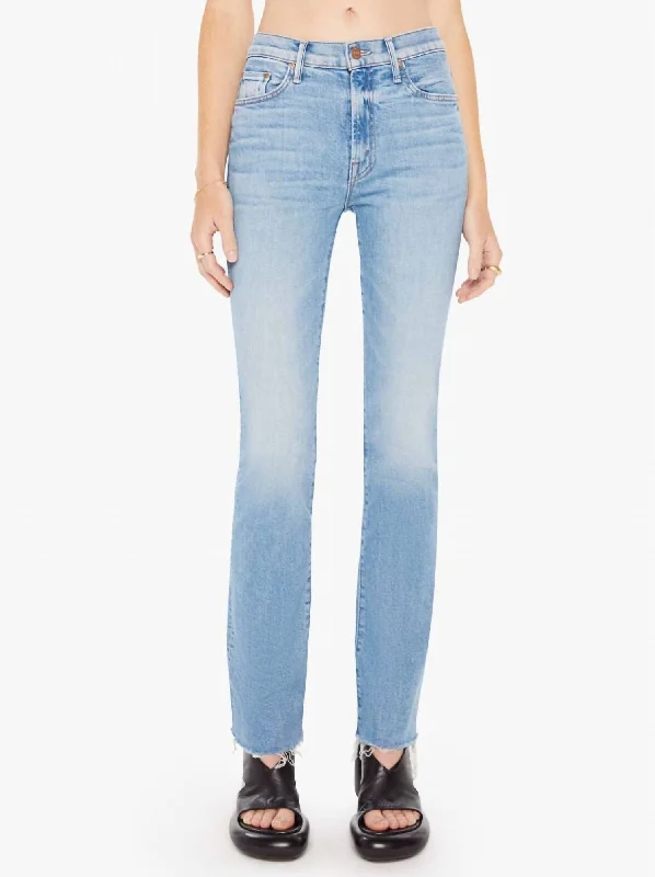 Women's Jodhpurs with High CollarInsider Sneak Fray Jeans In Love On The Beat